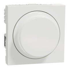 NU351618W Wiser Unica - 2-Draht-Zigbee-Drehvariomatik, nur weißer Mecha