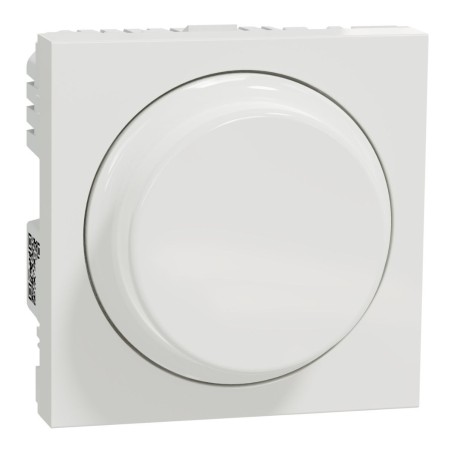 NU351618W Wiser Unica - 2-Draht-Zigbee-Drehvariomatik, nur weißer Mecha