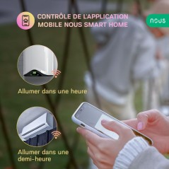 Pack vier intelligente Steckdosen Wifi-Verbrauchsmessung 15A