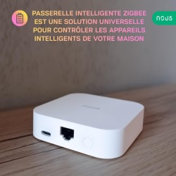 NOUS E6 - Termostato LCD temperatura y humedad Zigbee 3.0