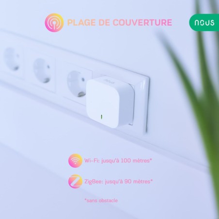 NOUS E6 - Thermostat LCD Temperatur und Luftfeuchtigkeit Zigbee 3.0