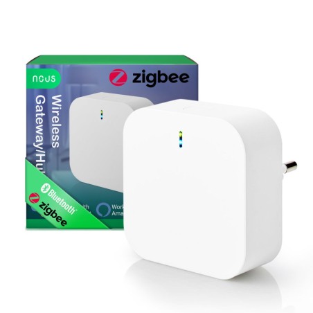 NOUS E6 - Termostato LCD temperatura y humedad Zigbee 3.0