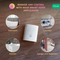WE E4 - Rilevatore di allagamento Zigbee 3.0