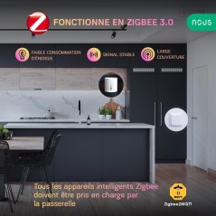 NOUS E5 - Zigbee 3.0 Temperature and Humidity Detector