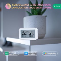 Thermostat LCD température et humidité Zigbee 3.0