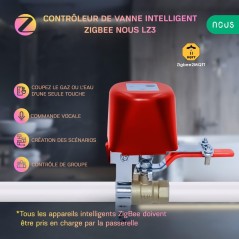 NOUS E6 - Termostato LCD temperatura e umidità Zigbee 3.0