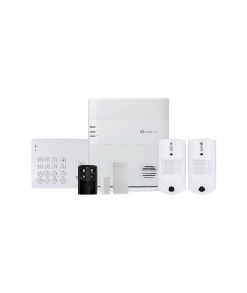 Vesta pack alarme PKB1HSGWM8B4GSL02 - Pack alarme 4G radio IP détecteurs caméras