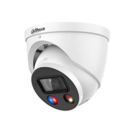 Dahua DH-IPC-HDW3849HP-AS-PV-0280B-S5 - Cámara domo blanca para exteriores WizSense de 8MP con alarma