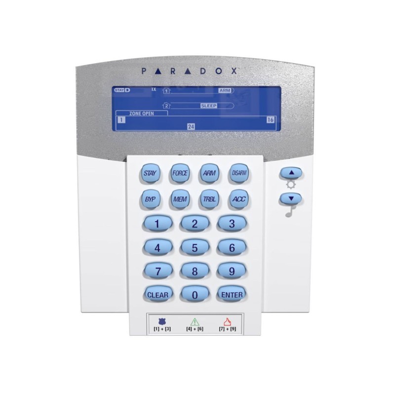 Paradox K38-G5F - Keypad for 32-zone LCD radio alarm control panel