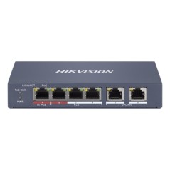 Hikvision DS-3E1106HP-EI - 4-Port POE-Switch