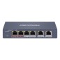 Hikvision DS-3E1106HP-EI - Conmutador POE de 4 puertos Hikvision DS-3E1106HP-EI - Conmutador POE de 4 puertos