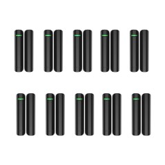 Ajax DoorProtect - Lot de 10 détecteurs ouverture noir