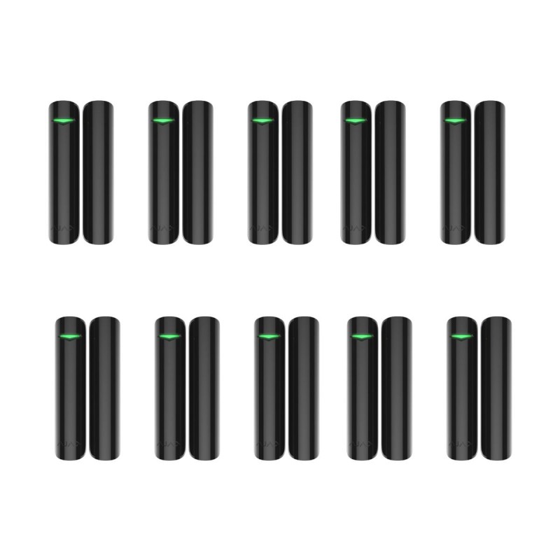 Ajax DoorProtect - Set di 10 rilevatori di apertura neri Ajax DoorProtect - Set di 10 rilevatori di apertura neri