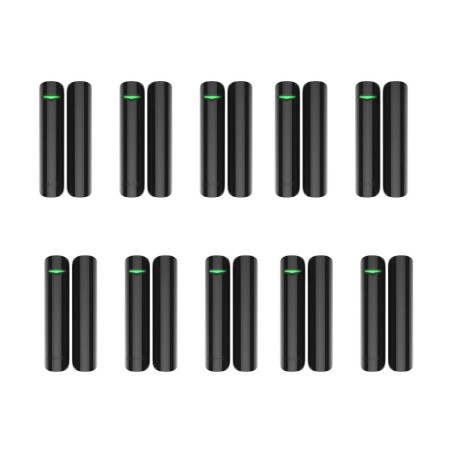 Ajax DoorProtect - Set of 10 Black Opening Detectors