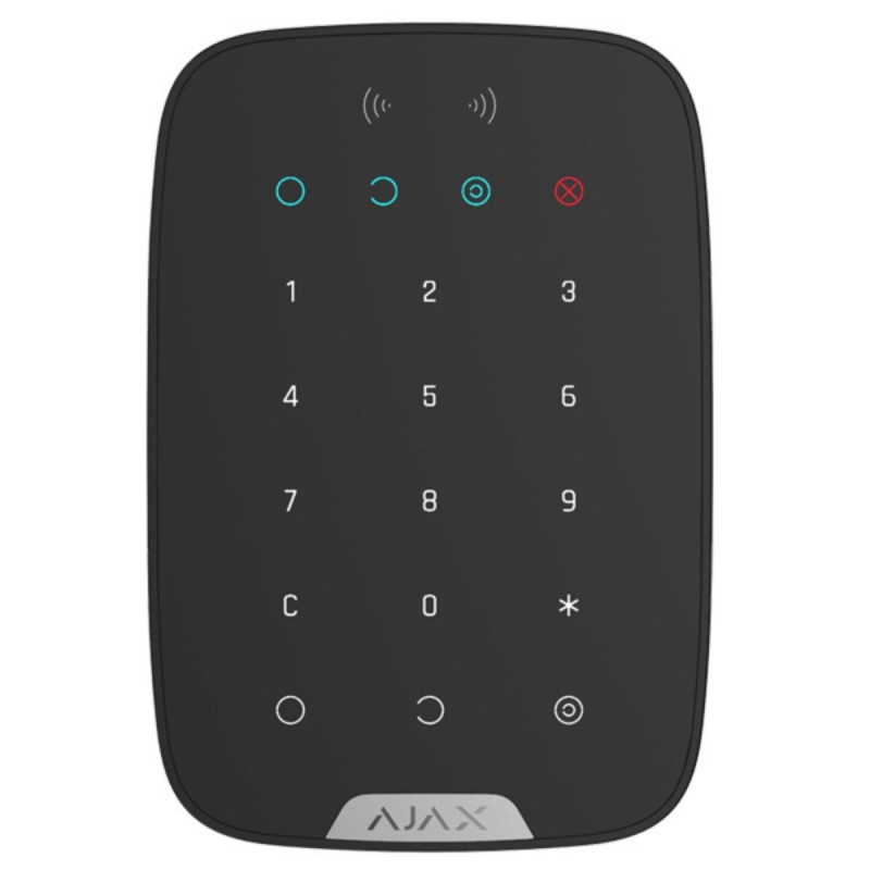 Ajax KEYPAD PLUS - Teclado con lector TAG negro Ajax KEYPAD PLUS - Teclado con lector TAG negro