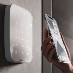 Ajax KEYPAD PLUS - Tastatur mit weißem TAG-Leser