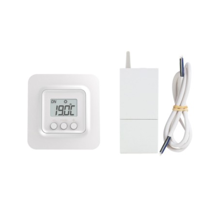 Delta Dore 6053082 - Thermostat d'ambiance radio Tybox 5300 pour système résersible/non réversible