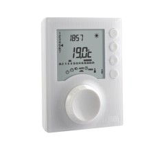 Delta Dore 6053005 - Thermostat programmable filaire Tybox 1117 pour chauffage eau chaude