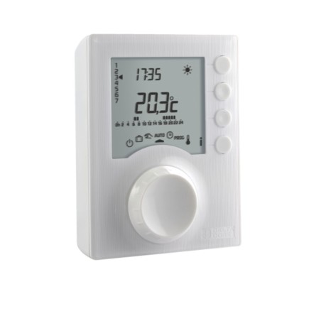 Delta Dore 6053064 - Tybox 1137 Programmable Radio Thermostat for Hot Water Heating