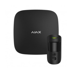 Ajax Hub 2 - Kit alarme Ajax levée de doute Hub 2 avec motion cam noir