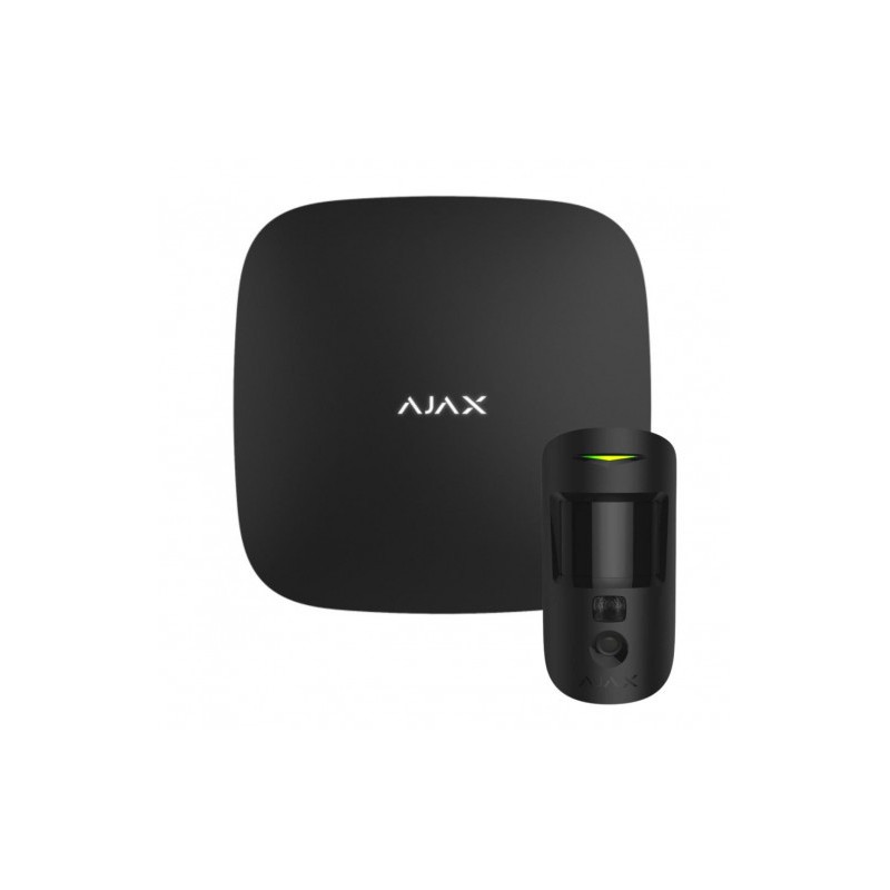 Ajax Hub 2 - Kit di allarme Ajax Hub per la rimozione dei dubbi 2 con motion cam nero Ajax Hub 2 - Kit di allarme Ajax Hub per la rimozione dei dubbi 2 con motion cam nero