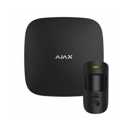 Ajax Hub 2 - Ajax Alarm Kit Doubt Removal Hub 2 mit Motion Cam schwarz