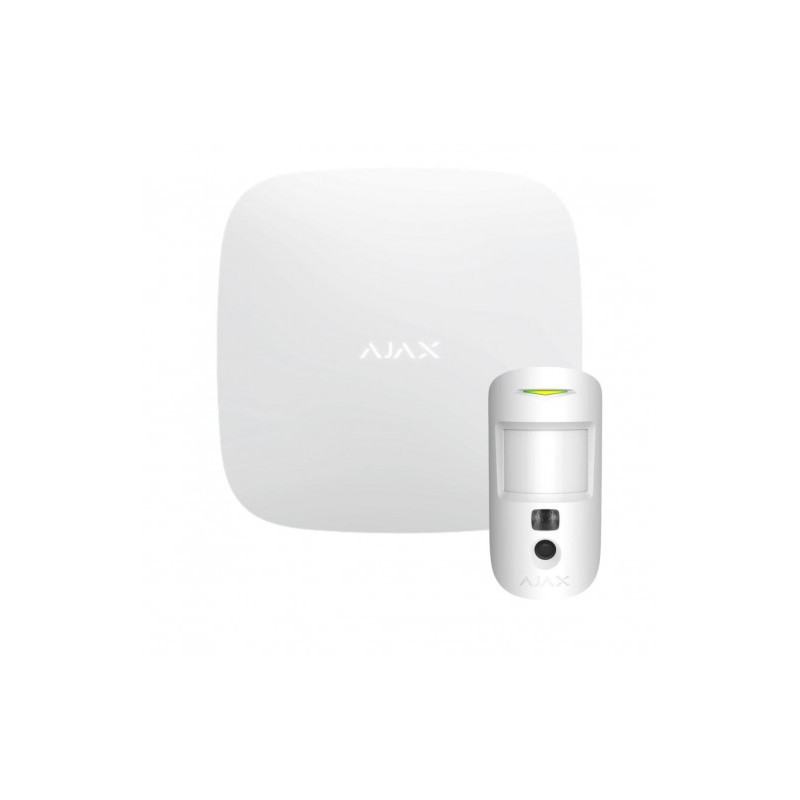 Ajax Hub 2 - Ajax Alarm Kit Doubt Removal Hub 2 with motion cam white Ajax Hub 2 - Ajax Alarm Kit Doubt Removal Hub 2 with motion cam white