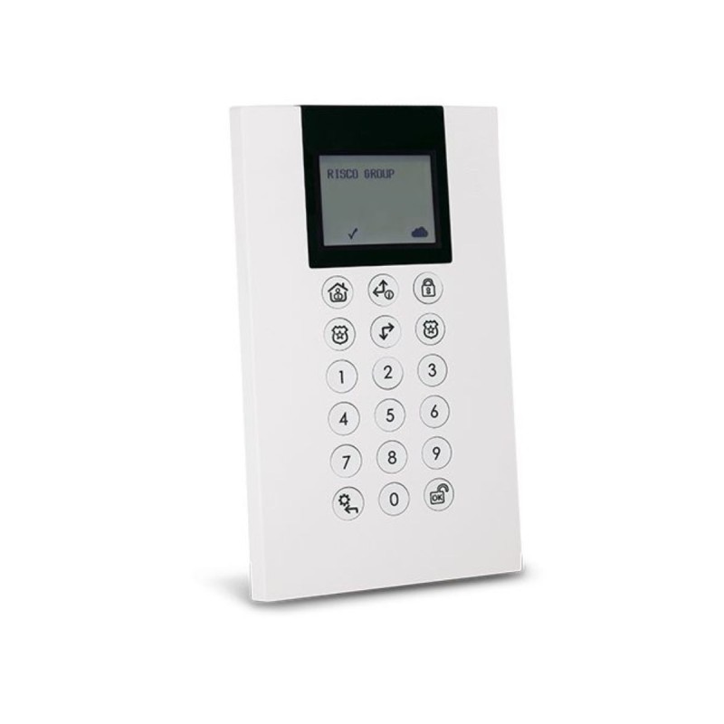 Risco RW332KPP800E - Teclado de radio inalámbrico para panel de control Agility Risco RW332KPP800E - Teclado de radio inalámbrico para panel de control Agility
