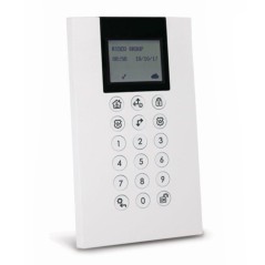 Risco RW432KPP800B - Panda Wireless LCD-Tastatur