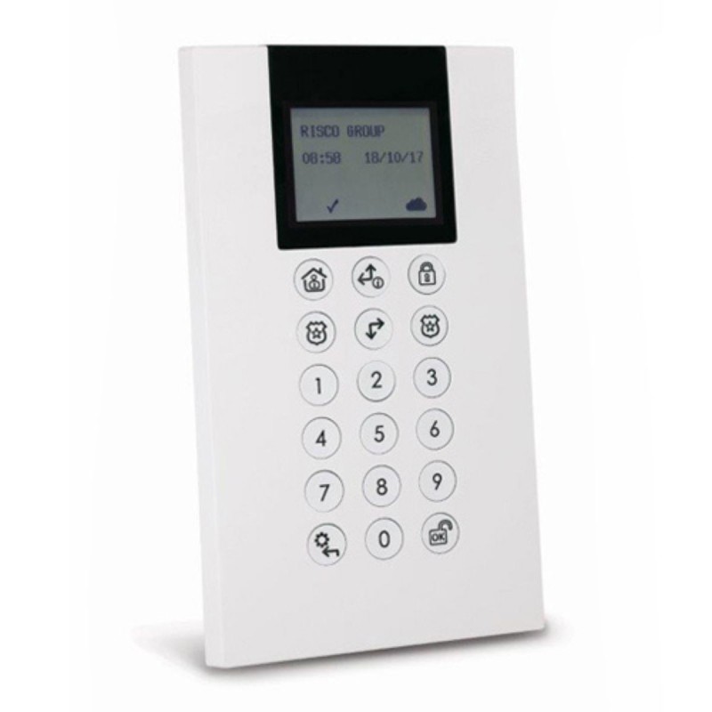 Risco RW432KPP800B - Panda Wireless LCD-Tastatur
