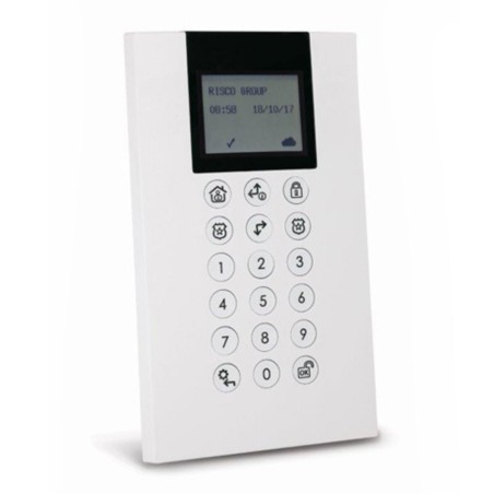 Risco RW432KPP800B - Tastiera LCD wireless Panda