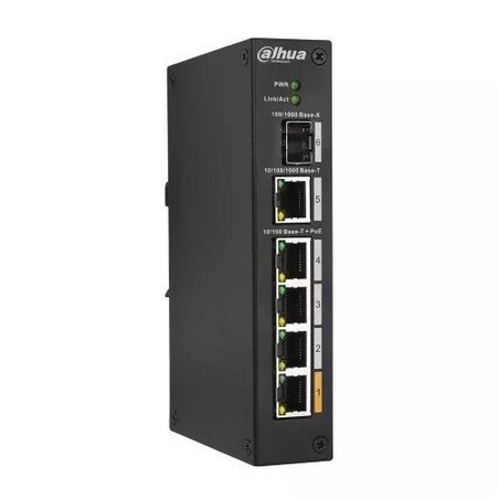Dahua PFS3106-4ET-60-V2 - Switch POE 4 ports