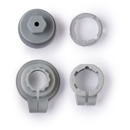 Delta Dore 6050670 - 4 Adapter Kit for TRV 1.0 Thermostatic Valve