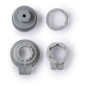 Delta Dore 6050670 - Kit 4 adaptateurs pour vanne thermostatique TRV 1.0