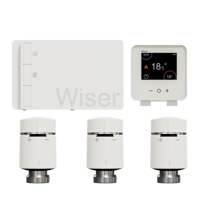 Schneider Wiser kit CCTFR6901G2-KITCHAUFFGAZ - Termostato collegato al pacco caldaia Schneider Wiser kit CCTFR6901G2-KITCHAUFFGAZ - Termostato collegato al pacco caldaia