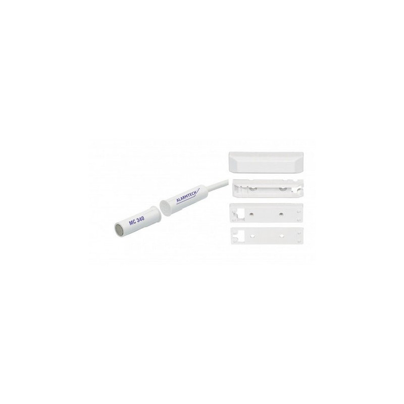 Alarmtech MC 340-S3 - NC 2 m Contatto magnetico da incasso