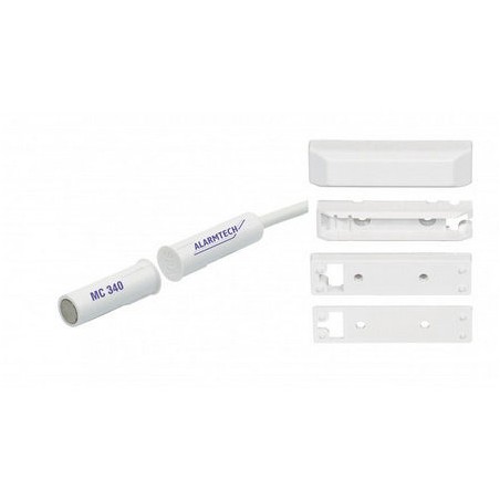 Alarmtech MC 340-S3 - NC 2 m Recessed Surface Magnetic Contact