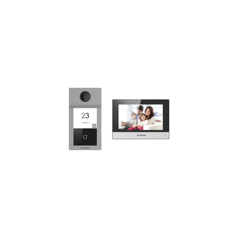 Hyundai SF-VIK003-S-WIP - Kit interphone portier vidéo IP Hyundai SF-VIK003-S-WIP - Kit interphone portier vidéo IP