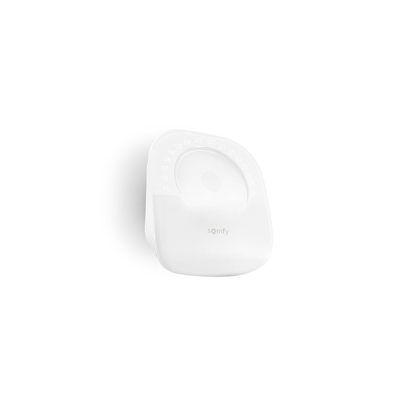 Somfy 1870777 - Thermostat connecté radio io compatible avec Tahoma