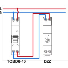 US D2Z - Zigbee Zigbee Rail DIN 20A Leistungsmessmodul