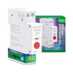 US D2Z - Zigbee Zigbee Rail DIN 20A Módulo de medición de potencia