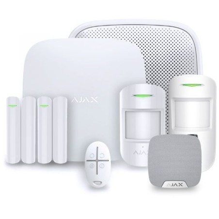 Ajax kit 2 - Centrale alarme Hub 2 Plus et accessoires