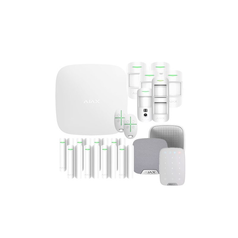 Kit Ajax 4 - Centrale di allarme Hub 2 Plus e accessori Kit Ajax 4 - Centrale di allarme Hub 2 Plus e accessori