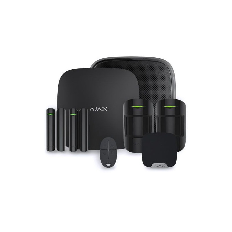 Ajax kit 2 - Centrale alarme Hub 2 Plus et accessoires noir Ajax kit 2 - Centrale alarme Hub 2 Plus et accessoires noir