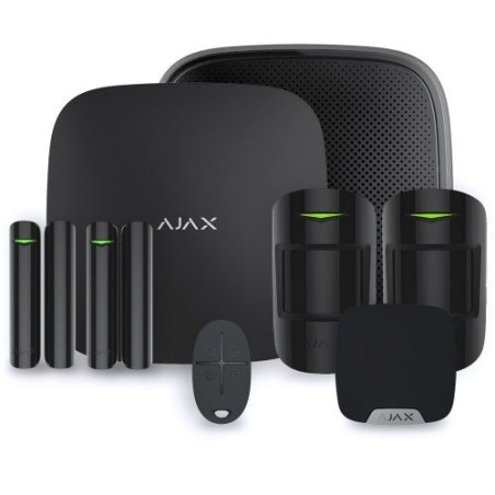 Ajax kit 2 - Central de alarma Hub 2 Plus y accesorios