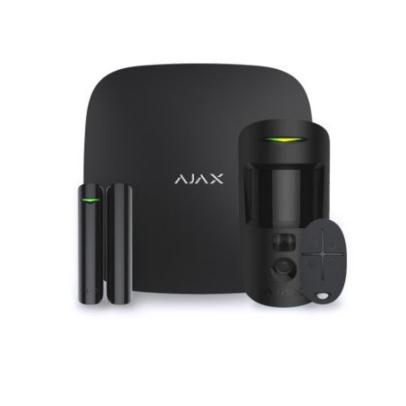 Ajax Kit 1 - Hub 2 4G Central Central y Accesorios Negro