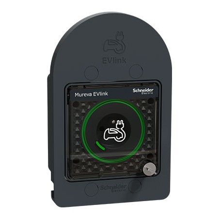 Schneider Electric MUR36015 - Mureva EVlink prise de recharge pour véhicule électrique 2P+T à clé
