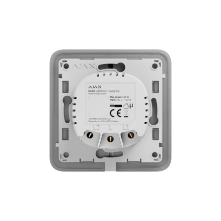 Ajax LIGHTCORE1GANG - LightSwitch (1-gang) Mécanisme pour interrupteur simple 1 bouton