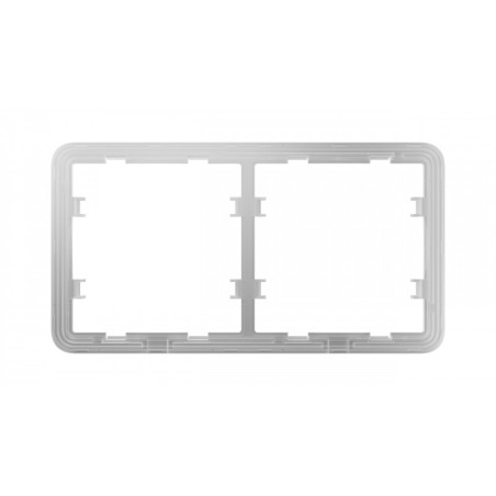 Ajax FRAME2SEATS - Telaio a 2 slot per interruttori laterali e centrali