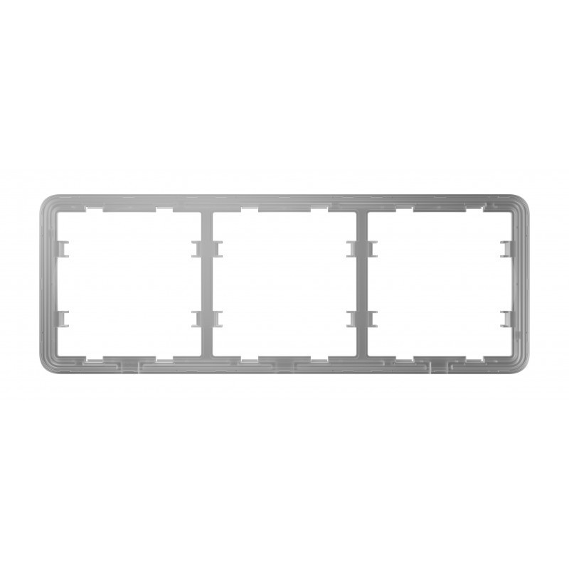 Ajax FRAME3SEATS - Telaio a 3 slot per interruttori laterali e centrali Ajax FRAME3SEATS - Telaio a 3 slot per interruttori laterali e centrali